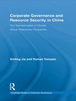 cover image of Corporate Governance and Resource Security in China
